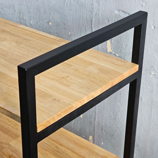 Kệ trang trí 3 tầng GONY 80x45x93cm gỗ cao su KTT68051