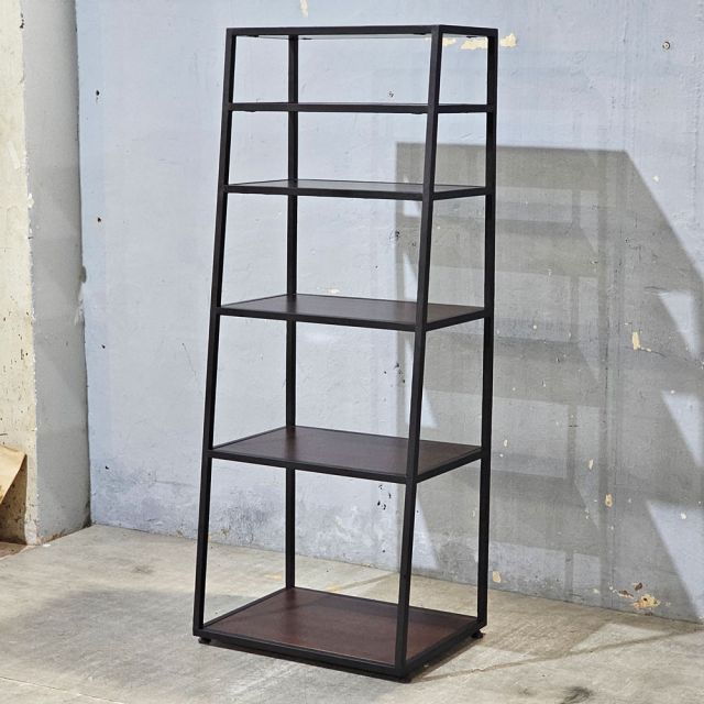 Kệ trang trí hình thang 60x45x150cm gỗ cao su KTT68052