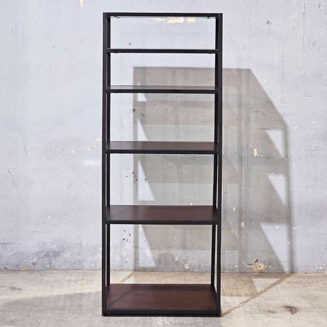 Kệ trang trí hình thang 60x45x150cm gỗ cao su KTT68052