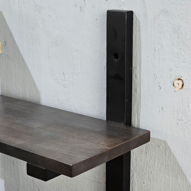 Kệ trang trí treo tường 80x20x120cm gỗ cao su KTT68053