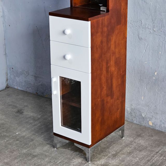 Tủ lưu trữ nước hoa TINY 30x40x170cm gỗ cao su TBTL002