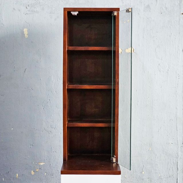 Tủ lưu trữ nước hoa TINY 30x40x170cm gỗ cao su TBTL002