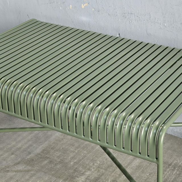 Bàn chữ nhật ngoài trời 120x80cm sắt sơn tĩnh điện BNT013