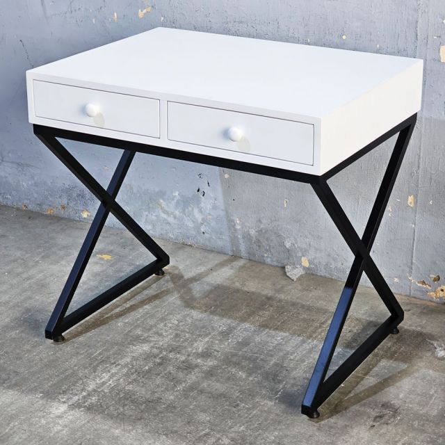 Bàn mini có ngăn kéo 80x60cm gỗ cao su BD68172