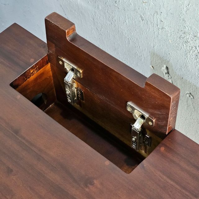 Bàn Gaming chân gác tủ 180x70cm gỗ tự nhiên GD68116