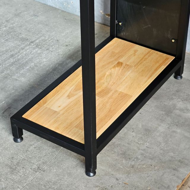 Bàn máy tính 180x60cm gỗ cao su chạy viền dày 34mm CD68044