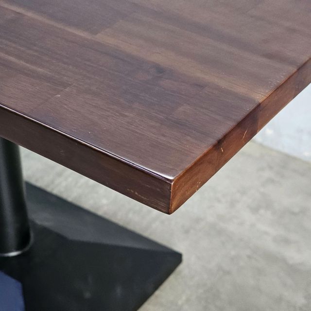 Bàn họp văn phòng 180x80cm gỗ tràm chân sắt BH68014