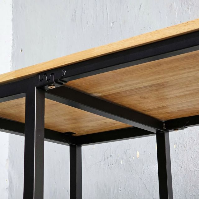 Bàn làm việc có ngăn kệ để CPU 120x60cm gỗ cao su COD68066