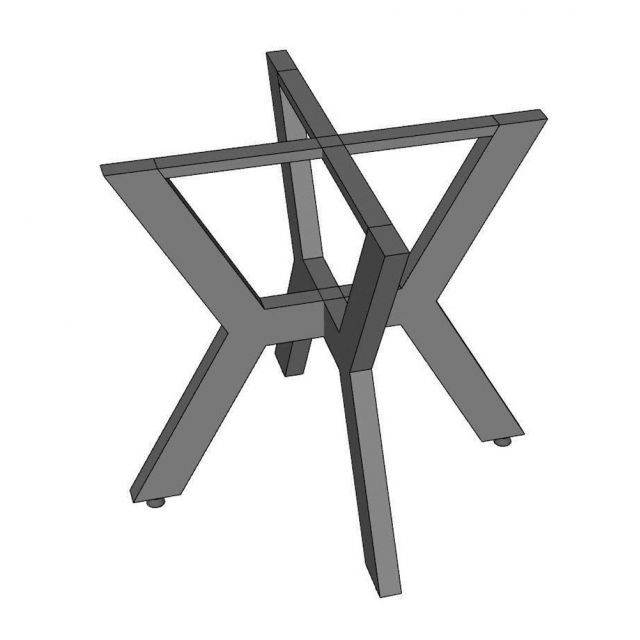 Chân sắt cho bàn ăn sơn tĩnh điện CHB68095