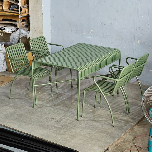 Combo bàn ghế ngoài trời sắt sơn tĩnh điện CBNT021