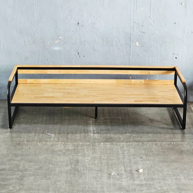Ghế băng dài 190x70cm gỗ cao su GBD073