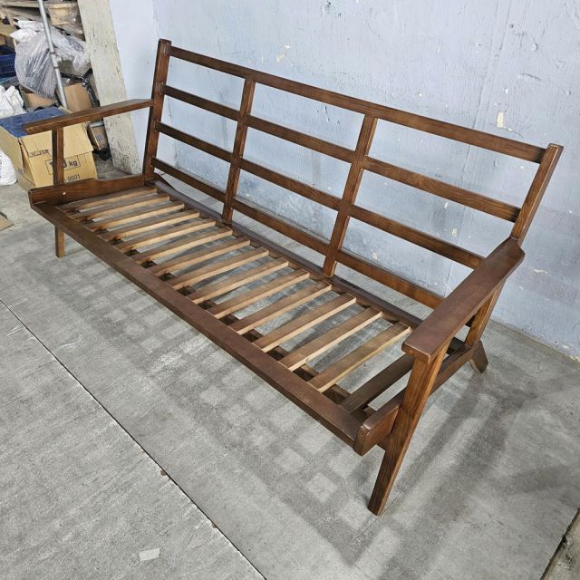 Ghế sofa Land tam 180x80x80cm bọc da Si gỗ Ash SFB68109