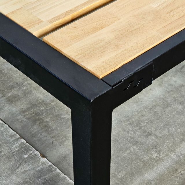 Giường ngủ lắp ráp 120x180cm gỗ cao su GN68061