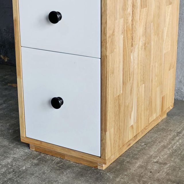 Tủ cá nhân nhiều ngăn 30x50x93cm gỗ cao su TCN68088