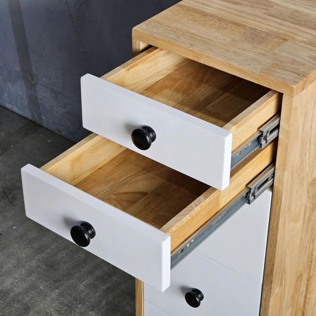 Tủ cá nhân nhiều ngăn 30x50x93cm gỗ cao su TCN68088