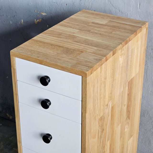 Tủ cá nhân nhiều ngăn 30x50x93cm gỗ cao su TCN68088