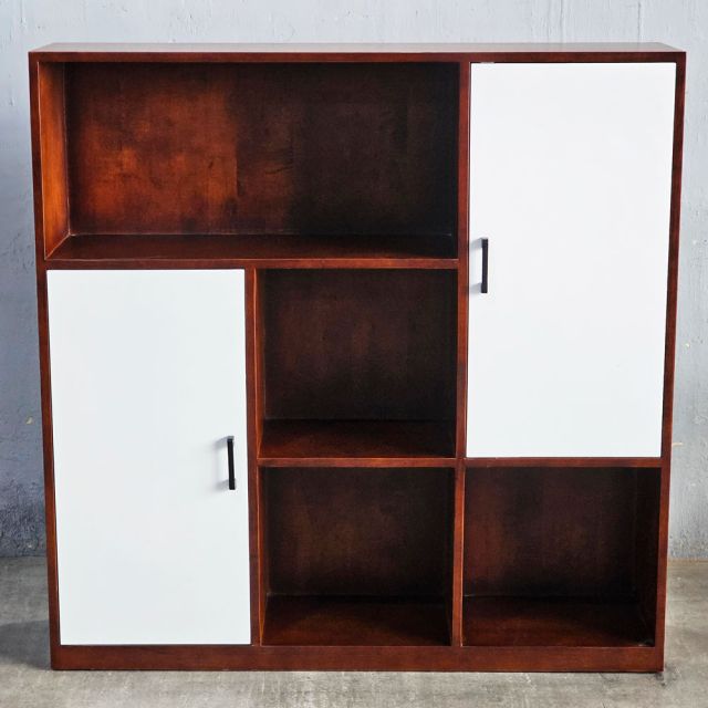 Kệ sách 120x30x120cm gỗ cao su KS68346