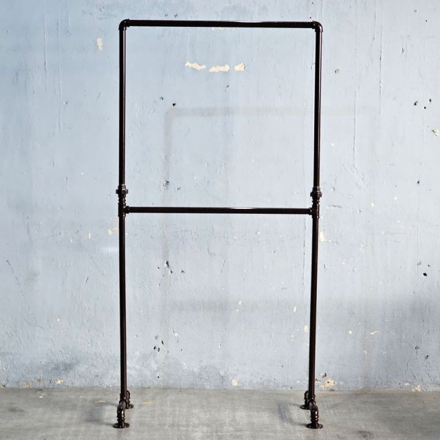 Kệ treo đồ 2 tầng 85x35x170cm ống nước sắt PPF026