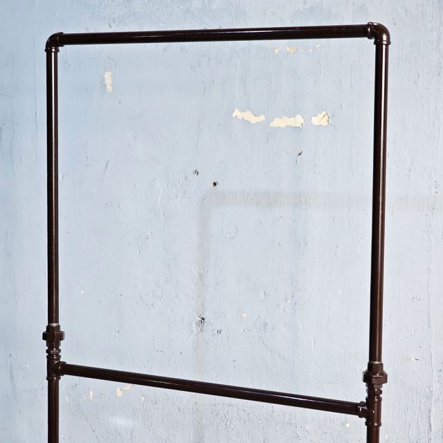 Kệ treo đồ 2 tầng 85x35x170cm ống nước sắt PPF026