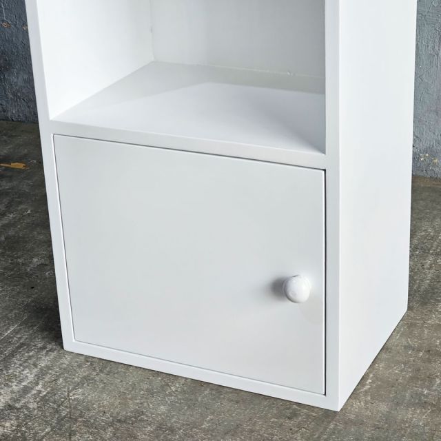 Kệ sách ZENO 40x28x160cm gỗ cao su KS68329