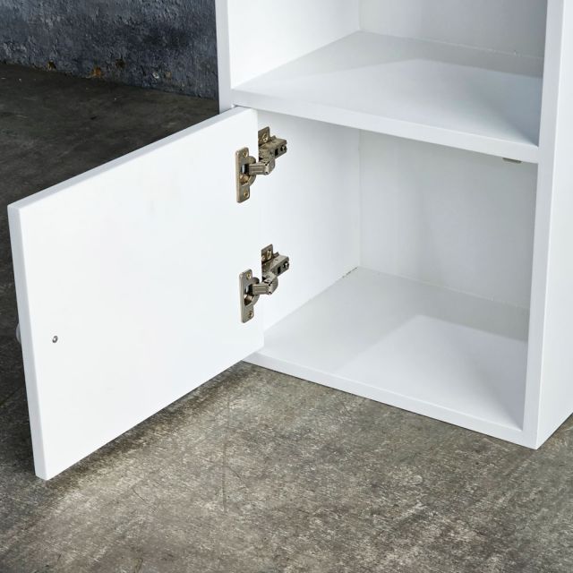 Kệ sách ZENO 40x28x160cm gỗ cao su KS68329