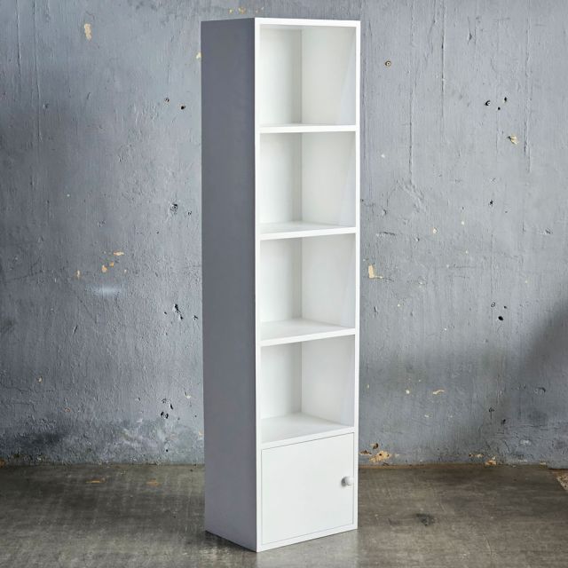 Kệ sách ZENO 40x28x160cm gỗ cao su KS68329