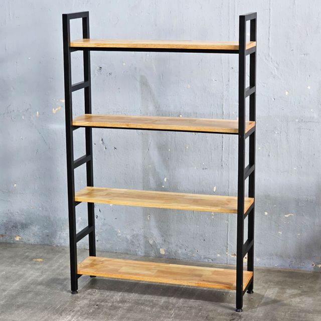 Kệ 4 tầng 80x25x125cm gỗ cao su KTT68055