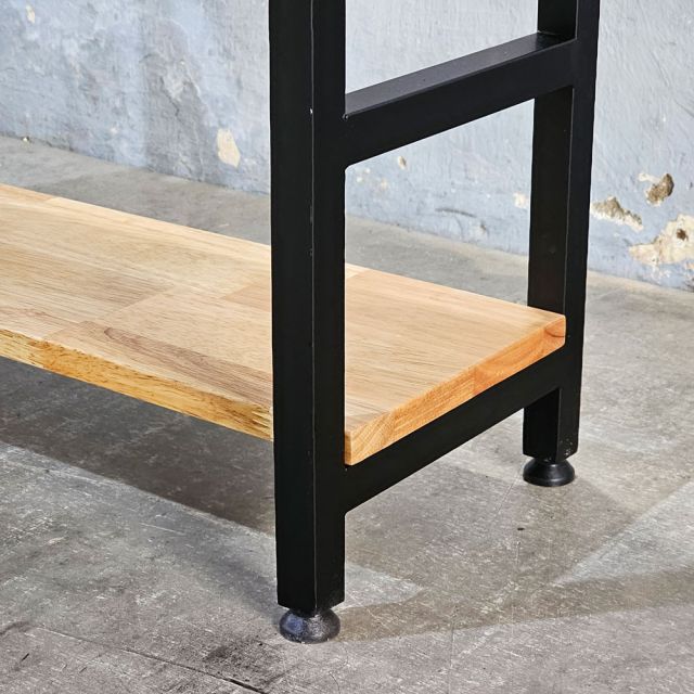 Kệ 4 tầng 80x25x125cm gỗ cao su KTT68055