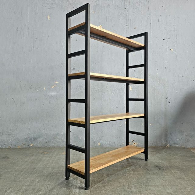 Kệ 4 tầng 80x25x125cm gỗ cao su KTT68055