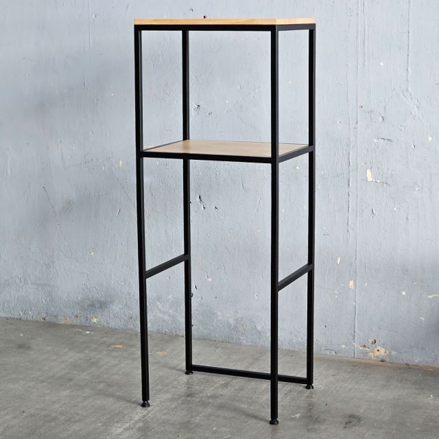 Kệ để tủ lạnh mini 50x40x129cm gỗ cao su KTLA004