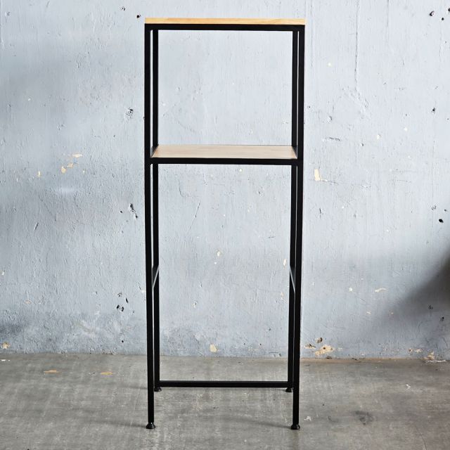 Kệ để tủ lạnh mini 50x40x129cm gỗ cao su KTLA004