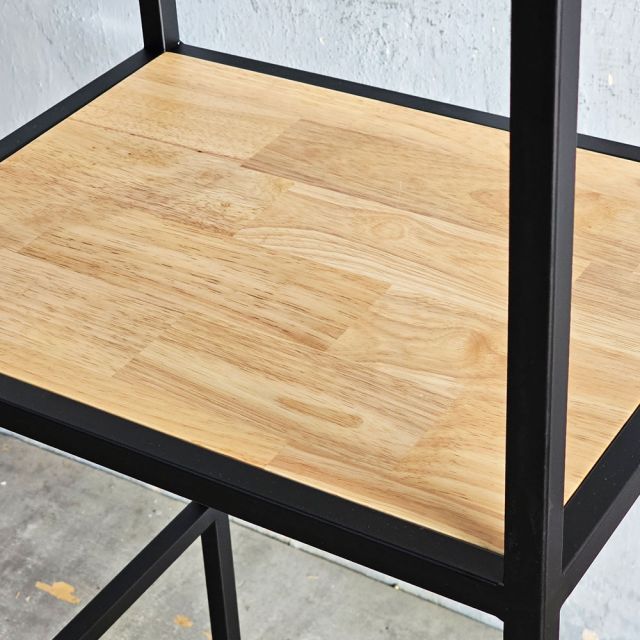 Kệ để tủ lạnh mini 50x40x129cm gỗ cao su KTLA004