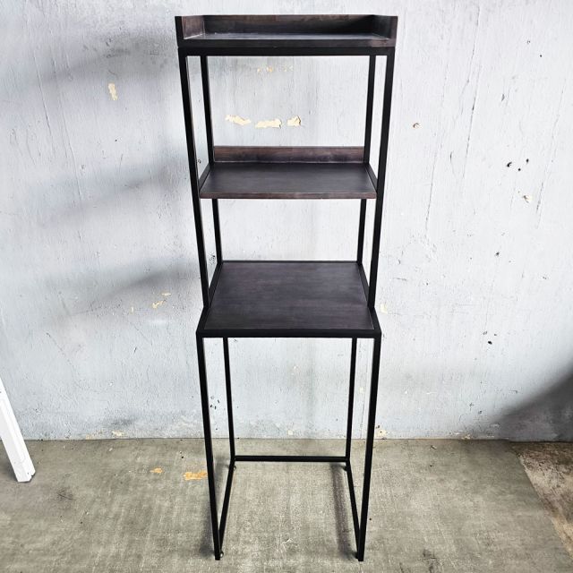 Kệ để tủ lạnh mini 54x50x175cm gỗ cao su KTLA005