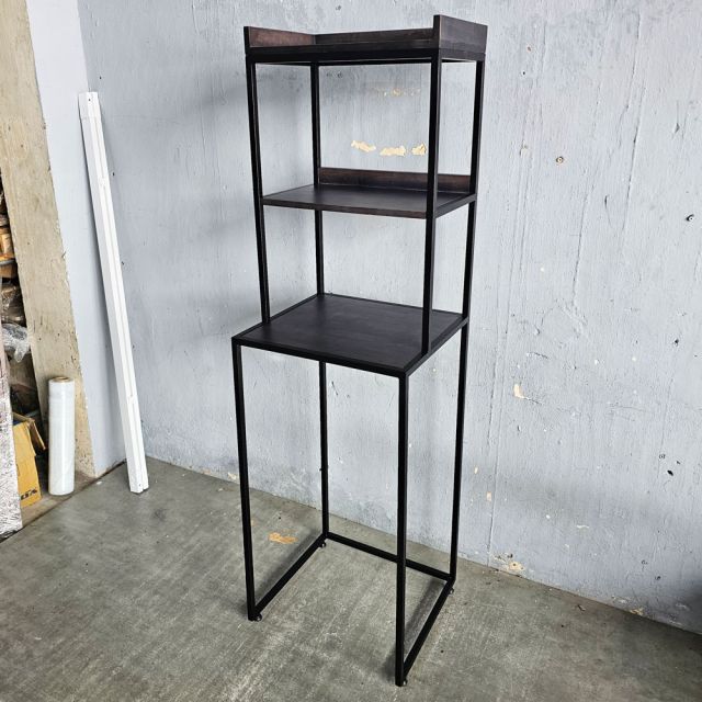 Kệ để tủ lạnh mini 54x50x175cm gỗ cao su KTLA005