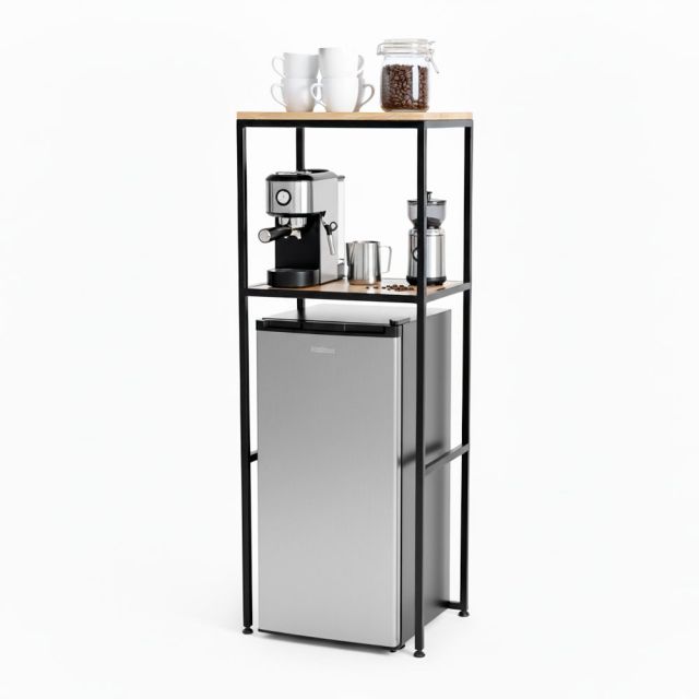 Kệ để tủ lạnh mini 50x40x129cm gỗ cao su KTLA004