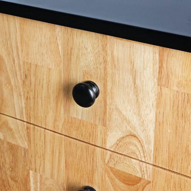 Tủ trang trí 140x42x70cm gỗ cao su KTB68250