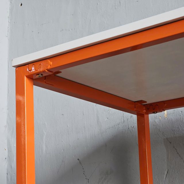 Bàn làm việc 140x70cm gỗ plywood chân sắt Hệ Minimal HBMN050