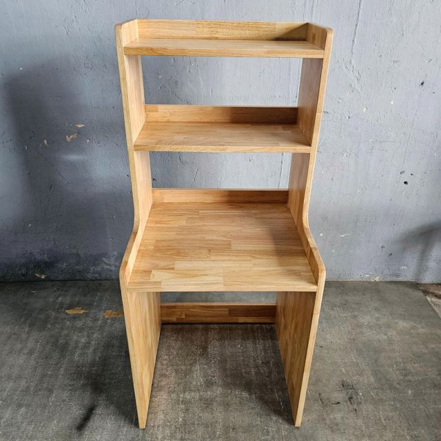 Kệ để tủ lạnh mini 50 lít 54x50x120cm gỗ cao su KTLA003