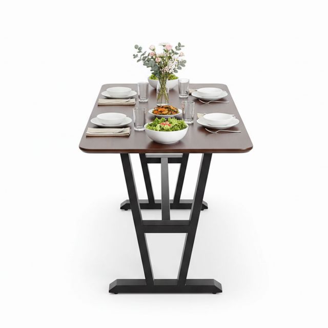 Bàn ăn chữ nhật 180x80cm gỗ tràm BA68303