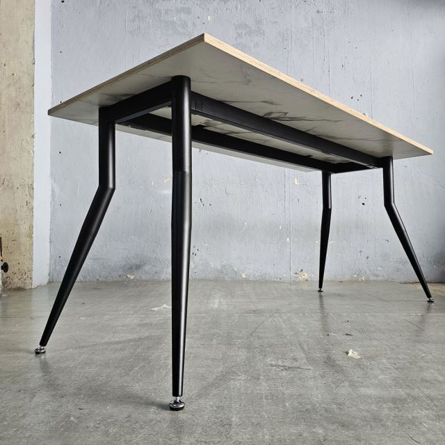 Bàn ăn 160x70cm plywood vân đá BA68301