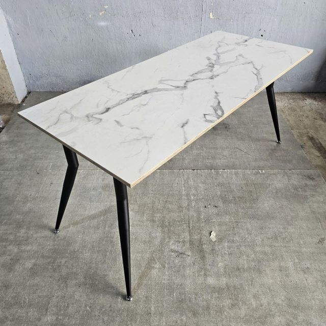 Bàn ăn 160x70cm plywood vân đá BA68301