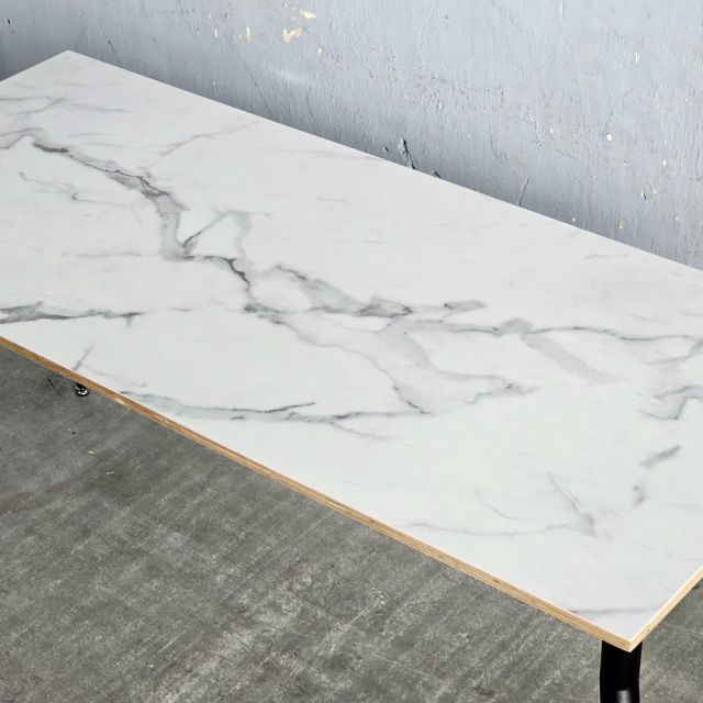 Bàn ăn 160x70cm plywood vân đá BA68301