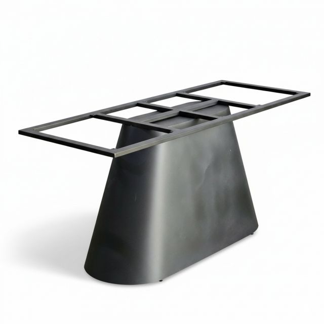 Chân bàn ăn cố định 160x60cm khung sắt CHB68106