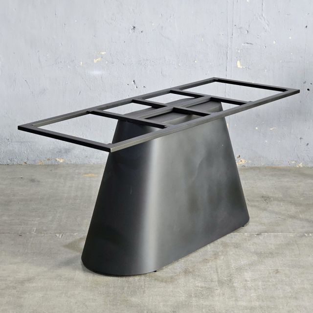 Chân bàn ăn cố định 160x60cm khung sắt CHB68106