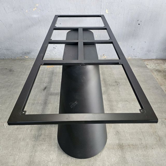 Chân bàn ăn cố định 160x60cm khung sắt CHB68106