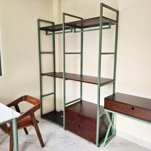 Combo kệ quần áo VEGA đa năng 160x45x200(cm)
