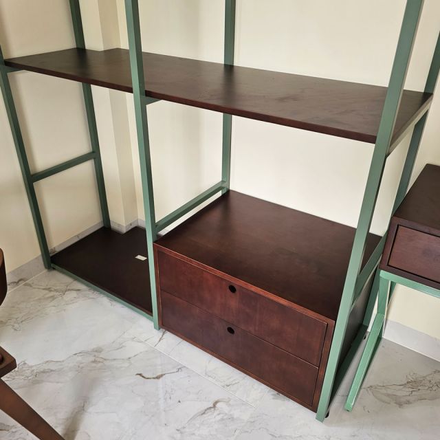 Combo kệ quần áo VEGA đa năng 160x45x200(cm)