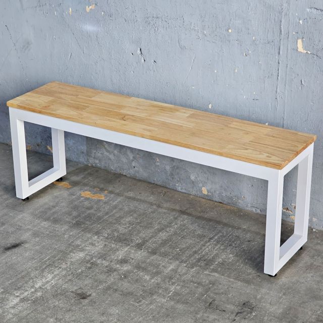 Ghế băng dài 120x30x45cm gỗ cao su GBD064