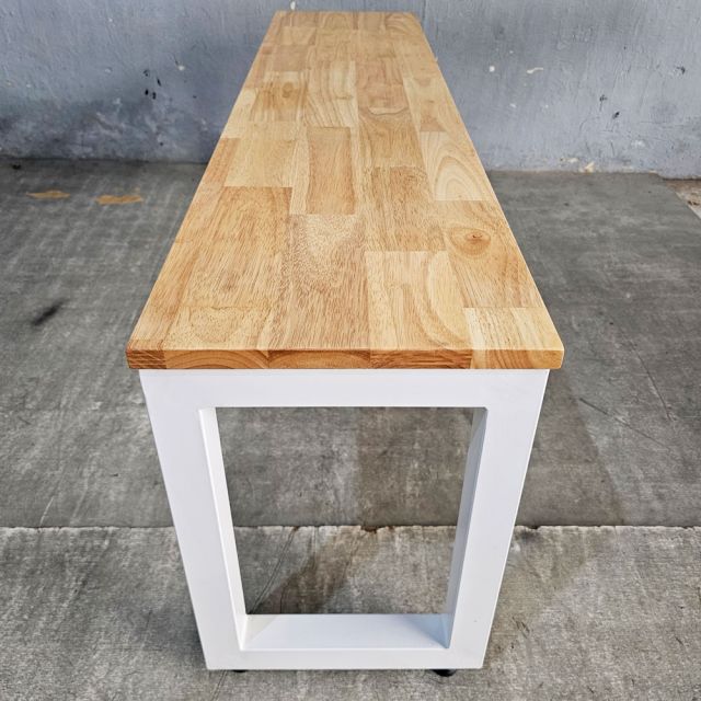 Ghế băng dài 120x30x45cm gỗ cao su GBD064