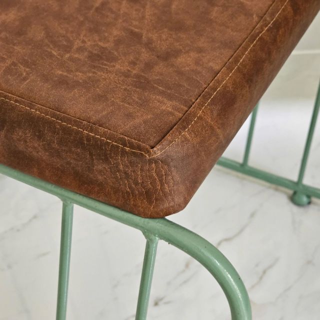 Ghê trang điểm bọc da khung chân sắt GTD016